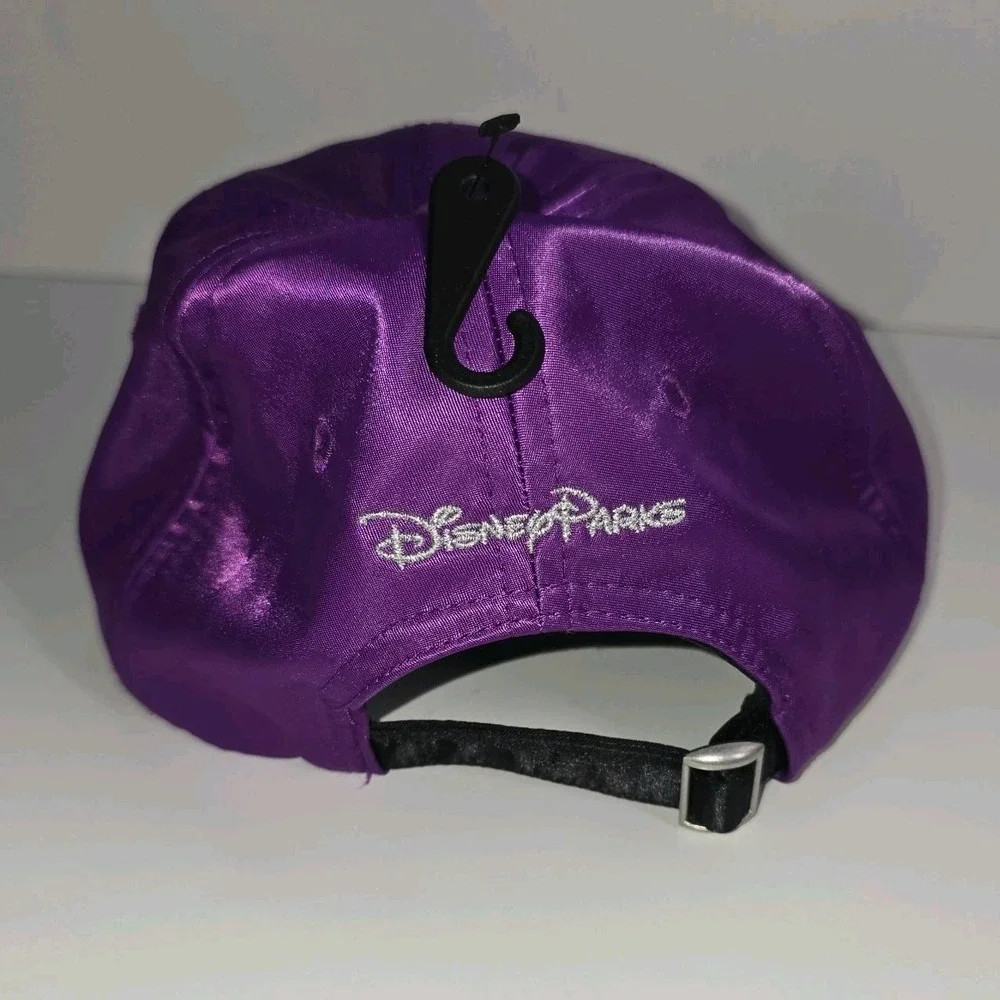 Disney Parks Youth LOVE Reversible Sequin Baseball Cap Purple Black Glitter Hat‎